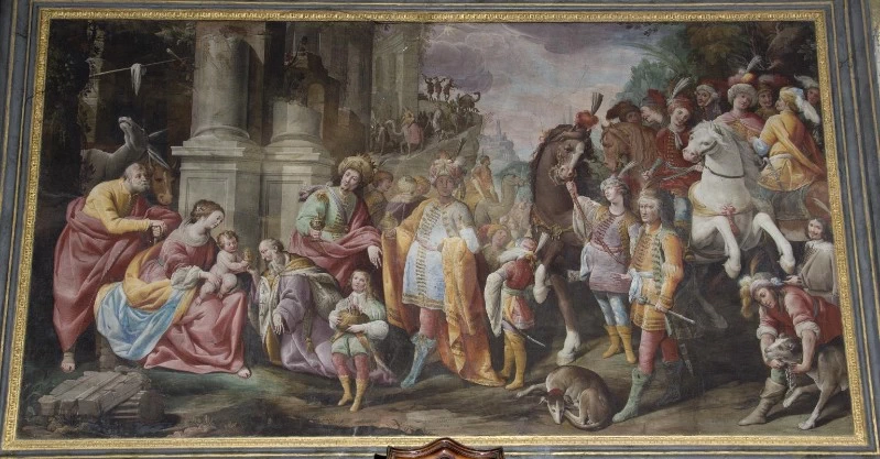 Gian Giacomo Barbelli - Adorazione dei Magi, Crema